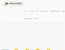 Tablet Screenshot of domo-confort.fr
