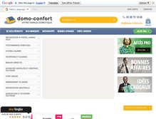 Tablet Screenshot of domo-confort.com